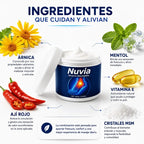 Crema Nuvia | Alivio de Neuropatía, Ardor y Piernas Pesadas